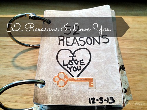 Diy 52 Reasons I Love You Diy